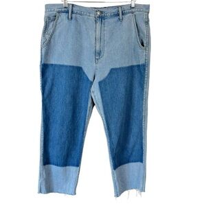 Madewell 90s The Perfect Vintage Straight Hazelfern Wash: Shadow-Panel Edition